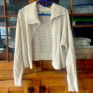 Target bought Universal Thread crochet open from cardigan size XL beige/tan
